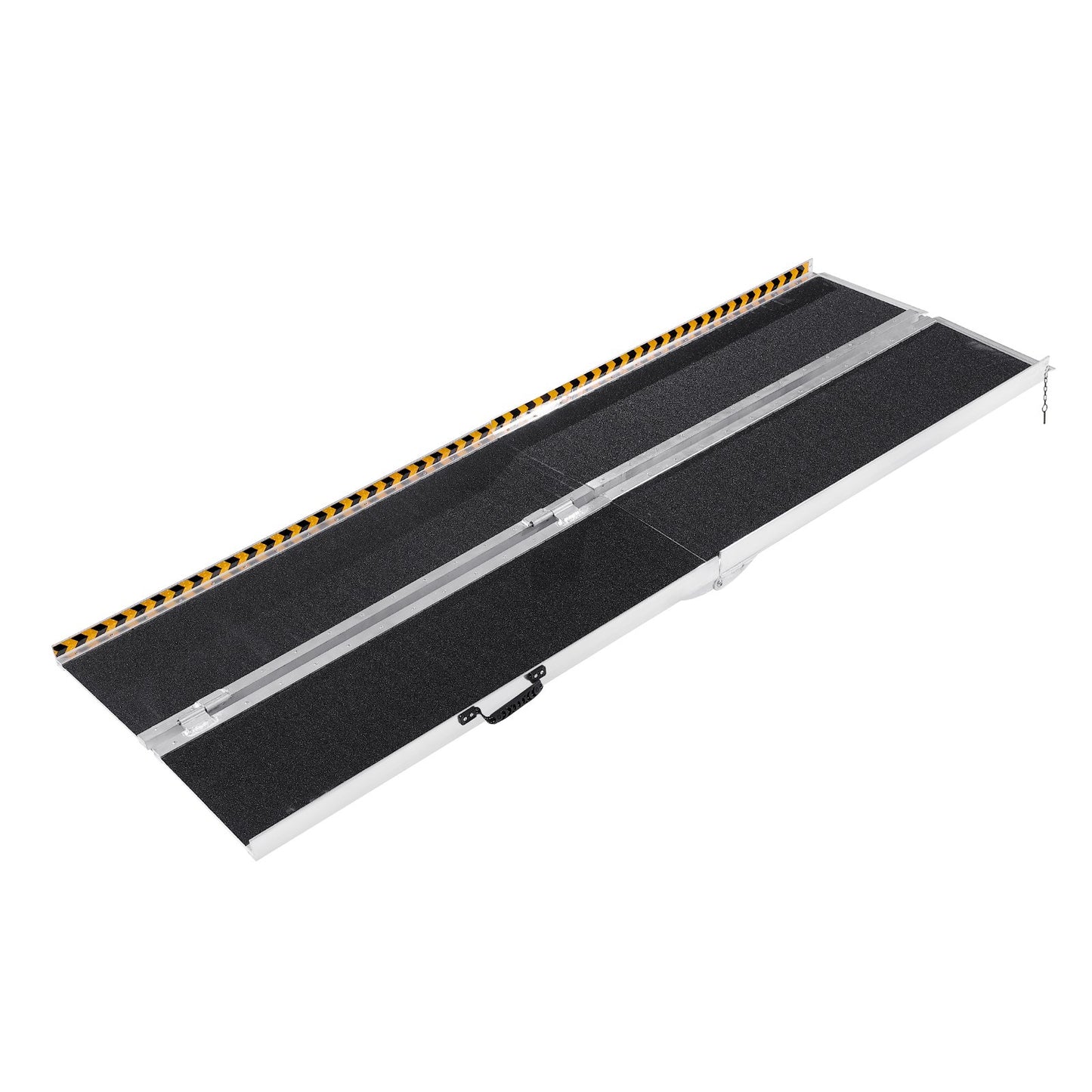 Bärbar Rullstolsramp, 8 fot 800 lbs Kapacitet, Halkfri fällbar tröskelramp i aluminium, hopfällbar Mobility Scooter Ramp Rullstolsramp, Handikappramp för hemtrappor, trappor, dörröppningar, trottoarkanter