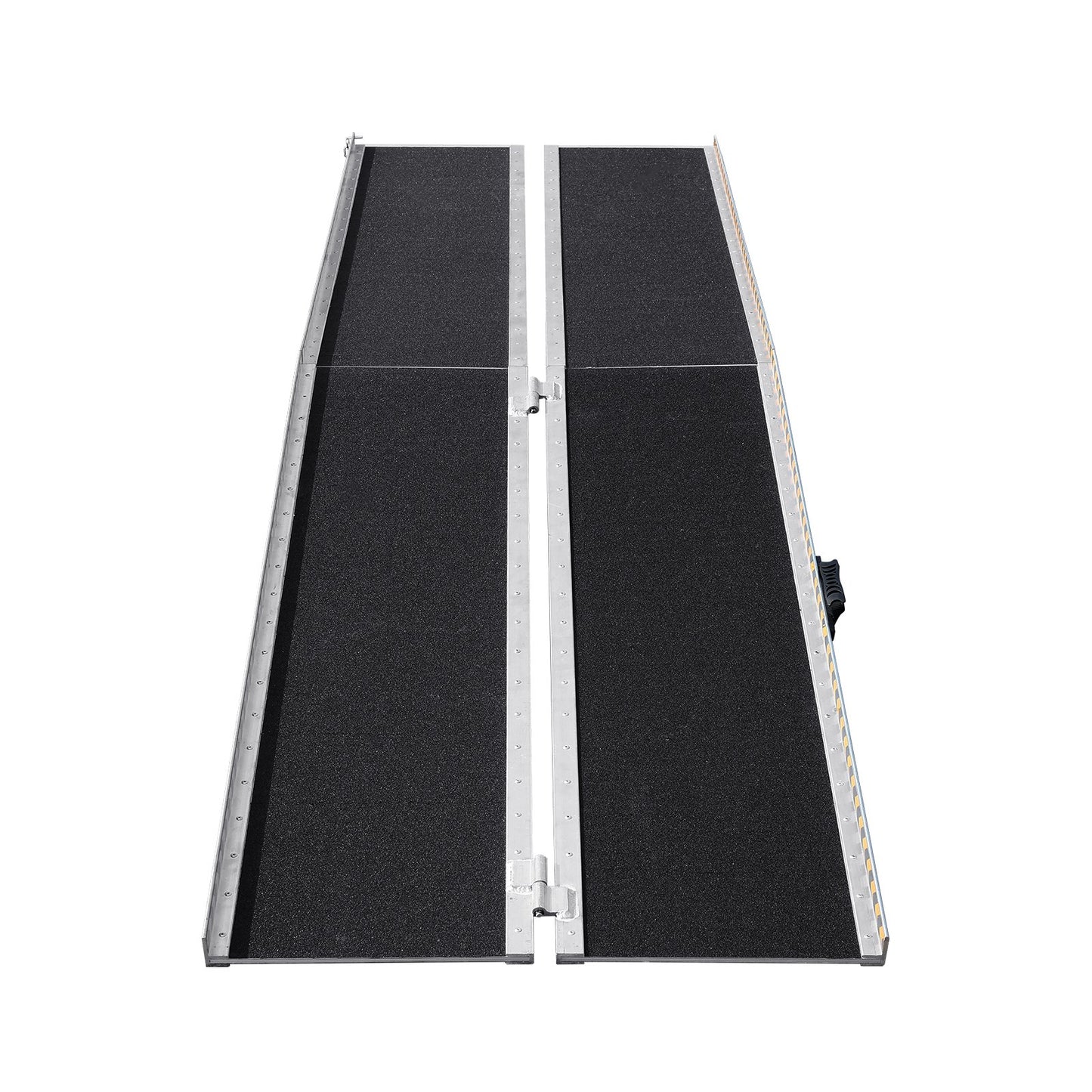 Bärbar Rullstolsramp, 8 fot 800 lbs Kapacitet, Halkfri fällbar tröskelramp i aluminium, hopfällbar Mobility Scooter Ramp Rullstolsramp, Handikappramp för hemtrappor, trappor, dörröppningar, trottoarkanter