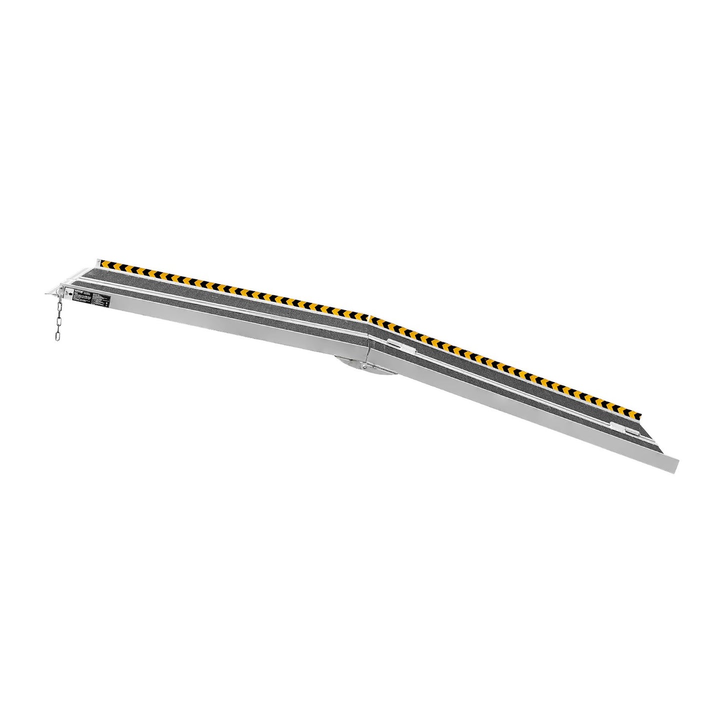 Bärbar Rullstolsramp, 8 fot 800 lbs Kapacitet, Halkfri fällbar tröskelramp i aluminium, hopfällbar Mobility Scooter Ramp Rullstolsramp, Handikappramp för hemtrappor, trappor, dörröppningar, trottoarkanter