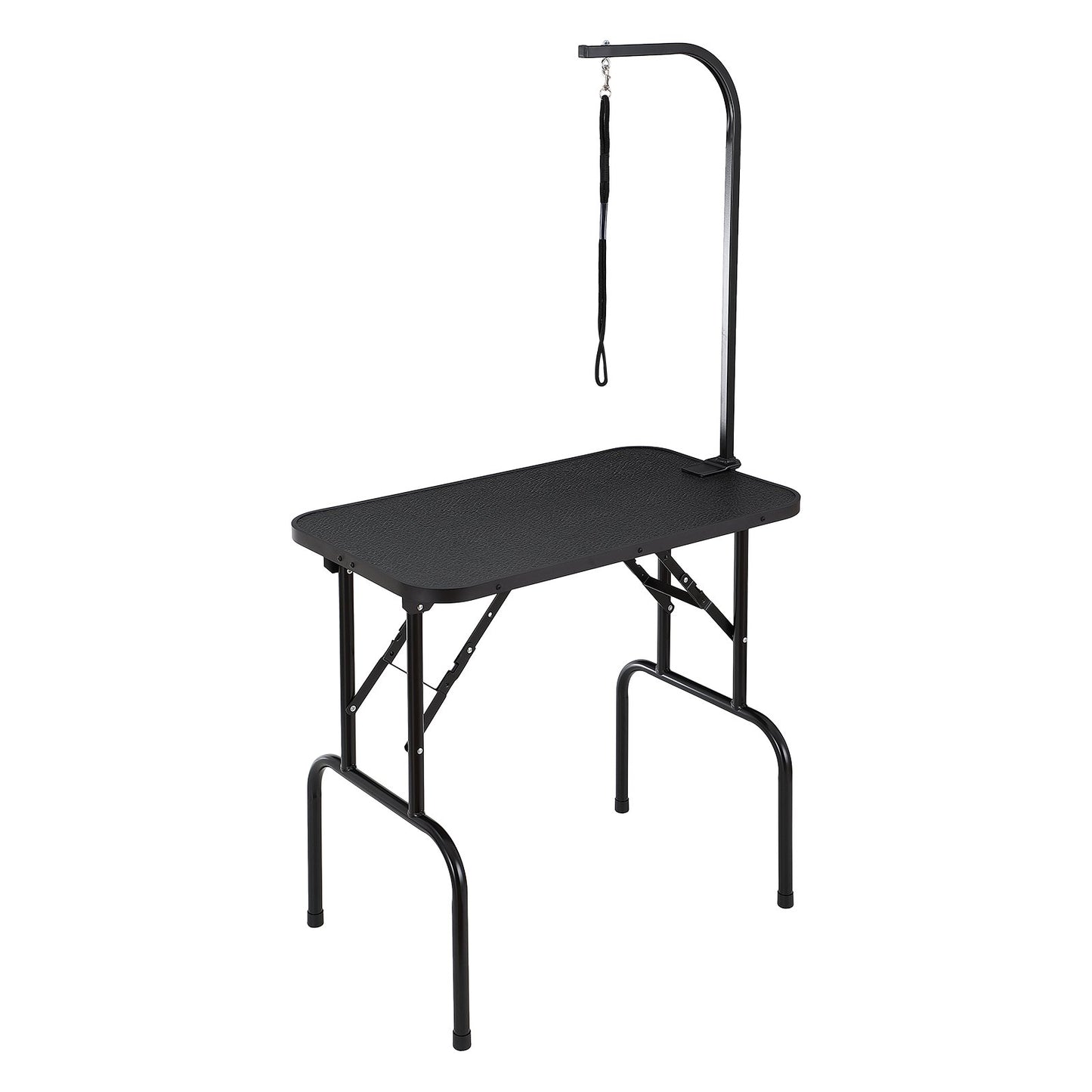 PET Grooming Table Arm with Clamp, 808 x 460 mm Dog Grooming Station, Foldable PET Grooming Stand for Medium and Small Dogs, Free No Sit Hanging Holder with Grooming Loop, Bearing 99.8 kg