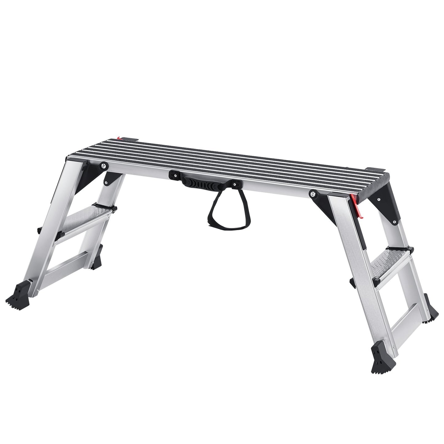 Foldable Work Platform, 660 lbs Load Capacity, Aluminum Gypsum Pallet Ladder, Heavy Duty Workbench with Non-Slip Feet, Ideal for Vehicle Washing, Cleaning, Painting, Decorating