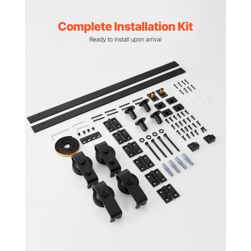 Folding Sliding Door Track Kit 60" For Four 14" Doors | EU