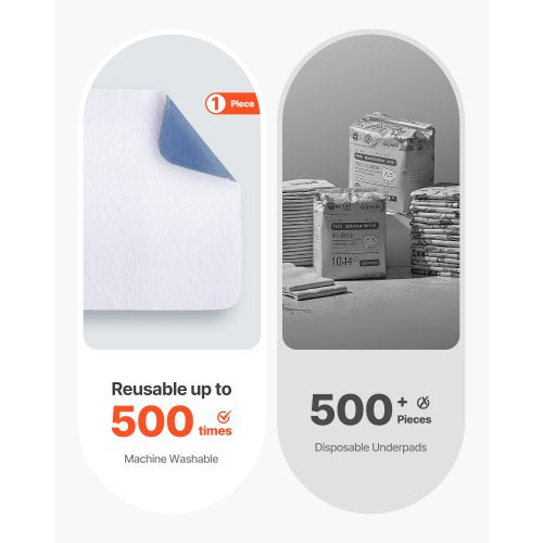 Tvättbara underlägg 34" x 36" Inkontinensbädd 10-pack Sängvätningsdyna | EU