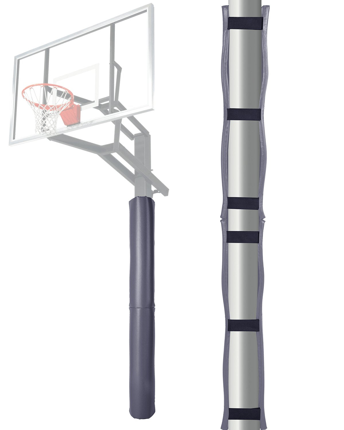 180 cm basketstångsdyna Slitstark stoppning 5-16 rund 11,5x11,5 fyrkantig stång
