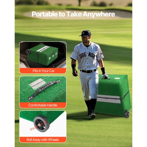 90 i Pitching Mound Portable Pitcher Mound Baseball Softbollträning | EU