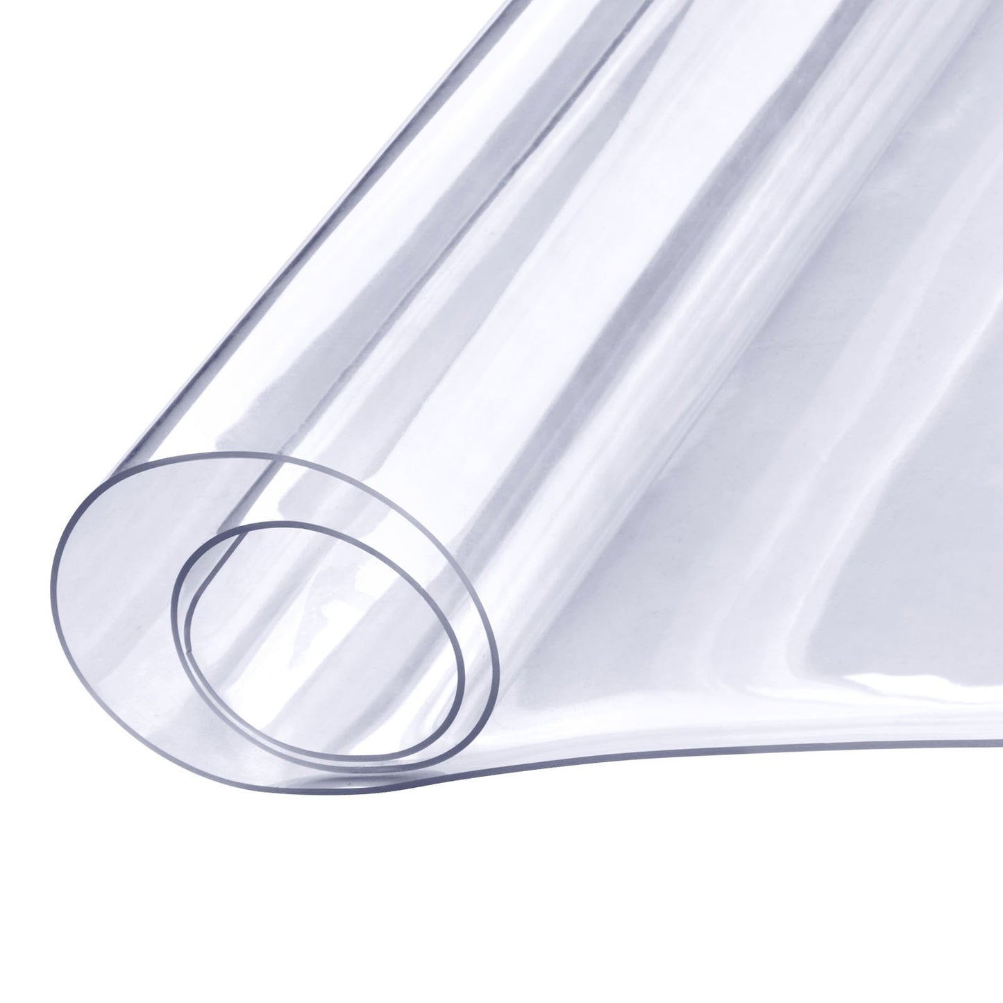 Clear Bordsskydd, 36" x 72" Bordsöverdrag, 1,5 mm tjock PVC-plastduk, vattentätt skrivbordsskydd för Skrivbord, Soffbord, Matsalsbord