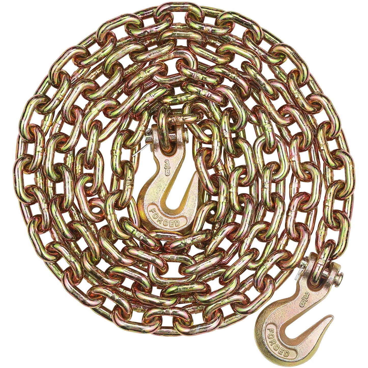 Binder Chain G80 Tie Down Dragkedja med två krokar 3/8" x 10,3' 7100 lbs