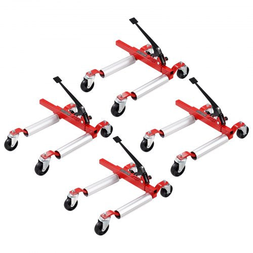 Radwagen, Hochleistungs-Fahrzeugpositionierung, Reifenheber, 1500 lbs, 4er-Pack | EU