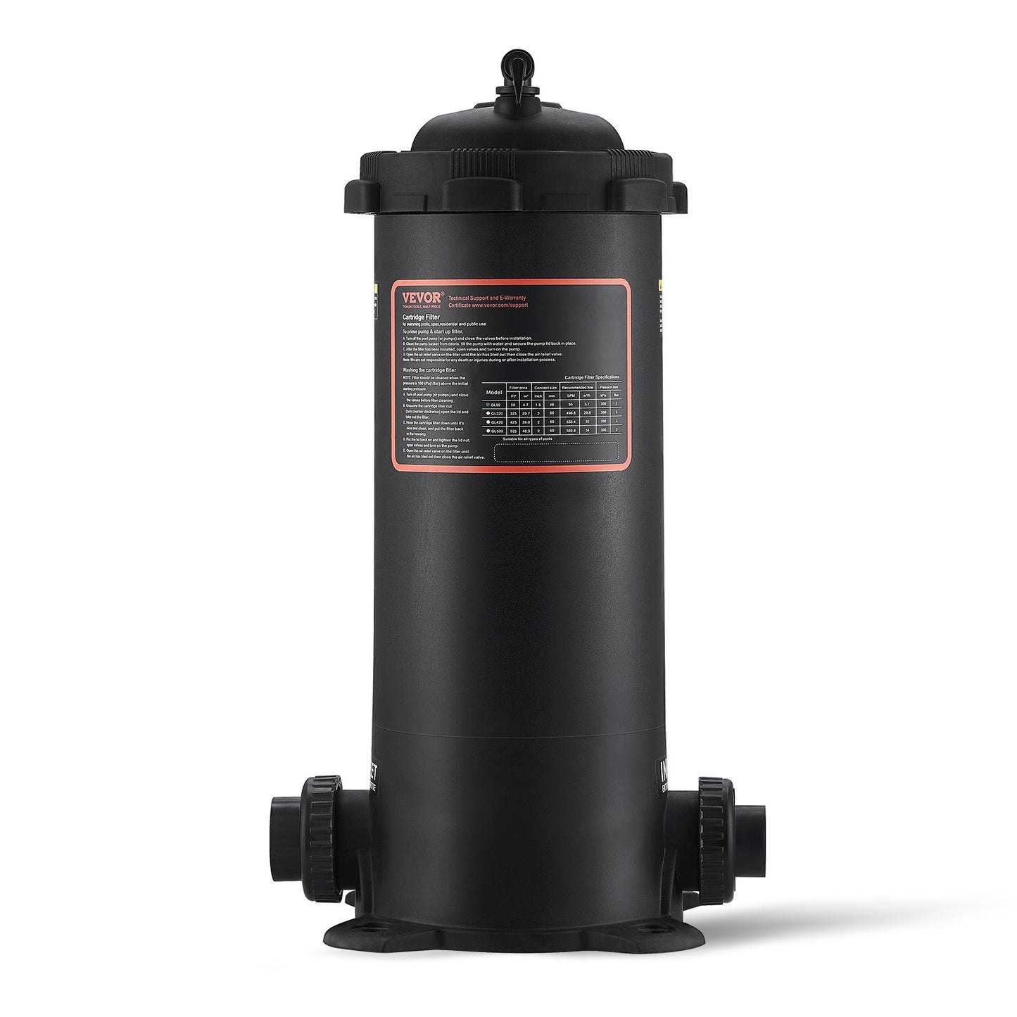 Pool Cartridge Filter In/Over Mark Pool Filtration 4.6 sq.m