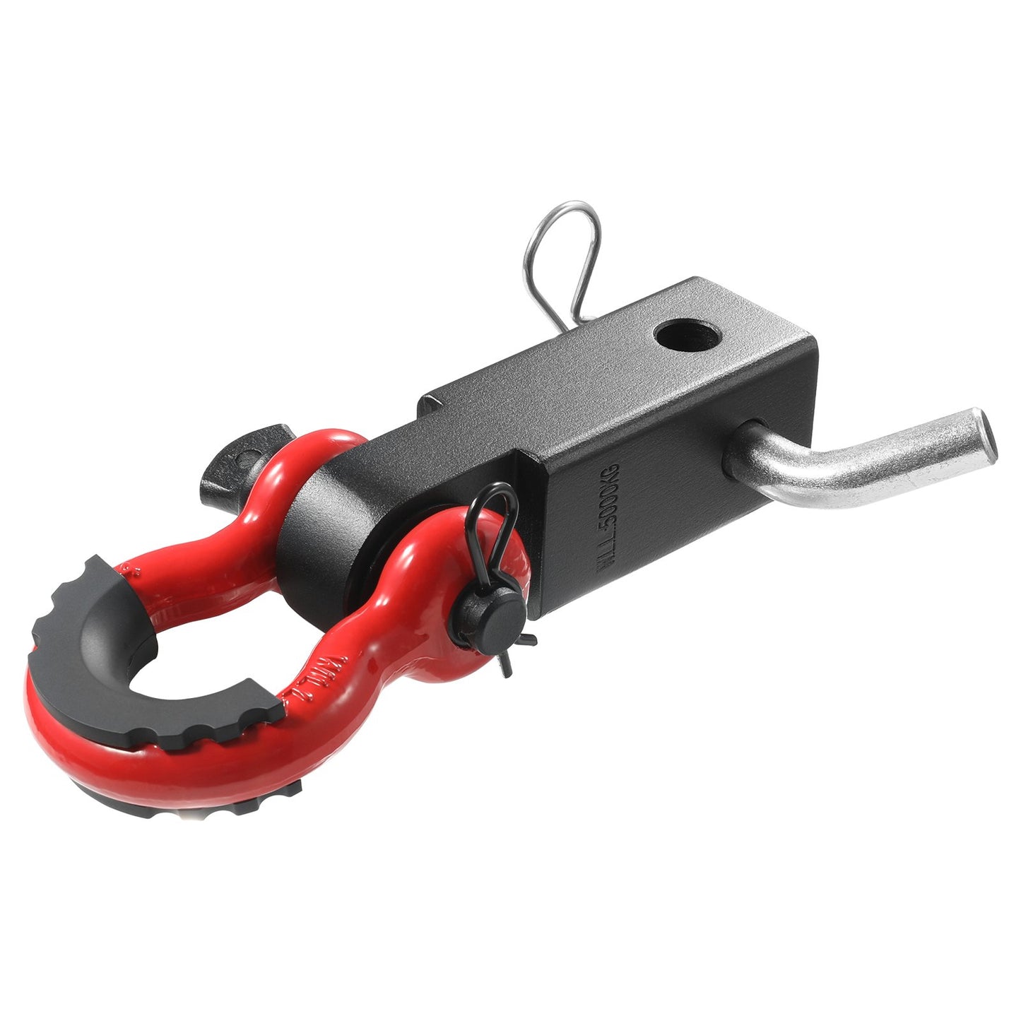 2" Trailer Shackle Hitch Receiver D-Ring Recovery for Truck Jeep 44100 lbs