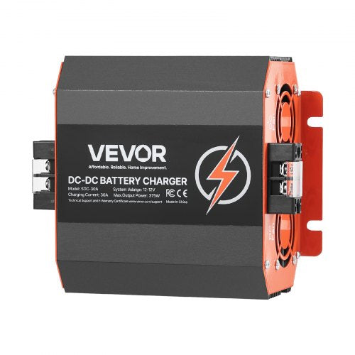 12V 30A DC till DC-laddare Batteriladdare 375W för bly-syra litium AGM