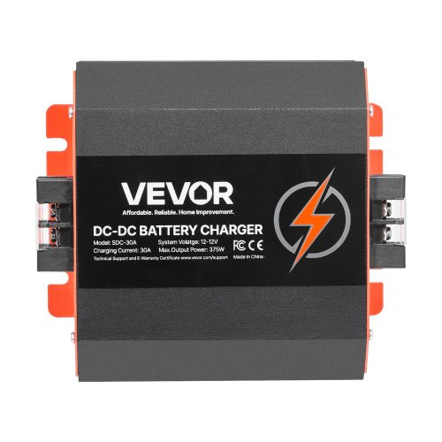 12V 30A DC till DC-laddare Batteriladdare 375W för bly-syra litium AGM