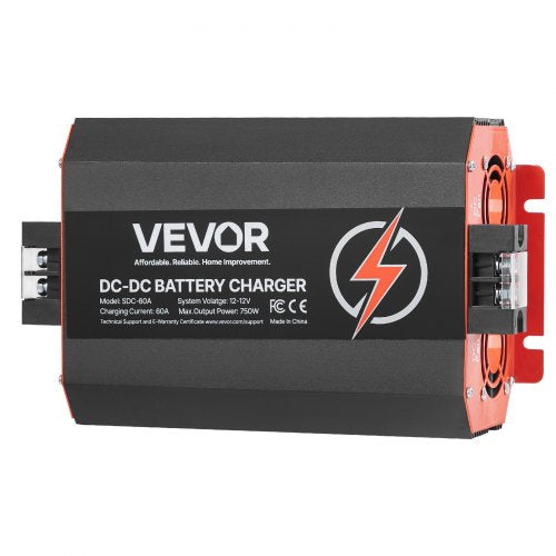 12V 60A DC till DC-laddare Batteriladdare 750W för bly-syra litium AGM