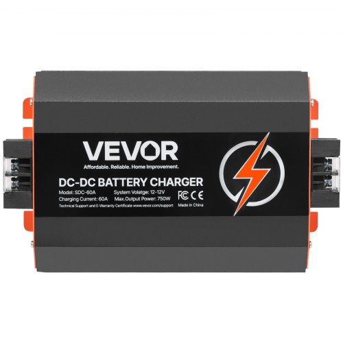 12V 60A DC till DC-laddare Batteriladdare 750W för bly-syra litium AGM
