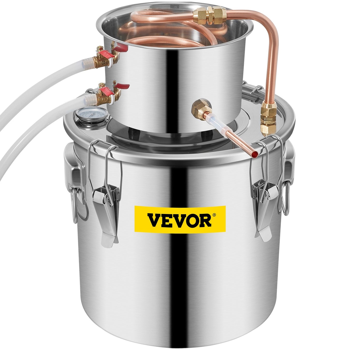 Moonshine Still Distillery Kit 3,3 Gal Water Essential Oil Destillation Kit med vattenpump