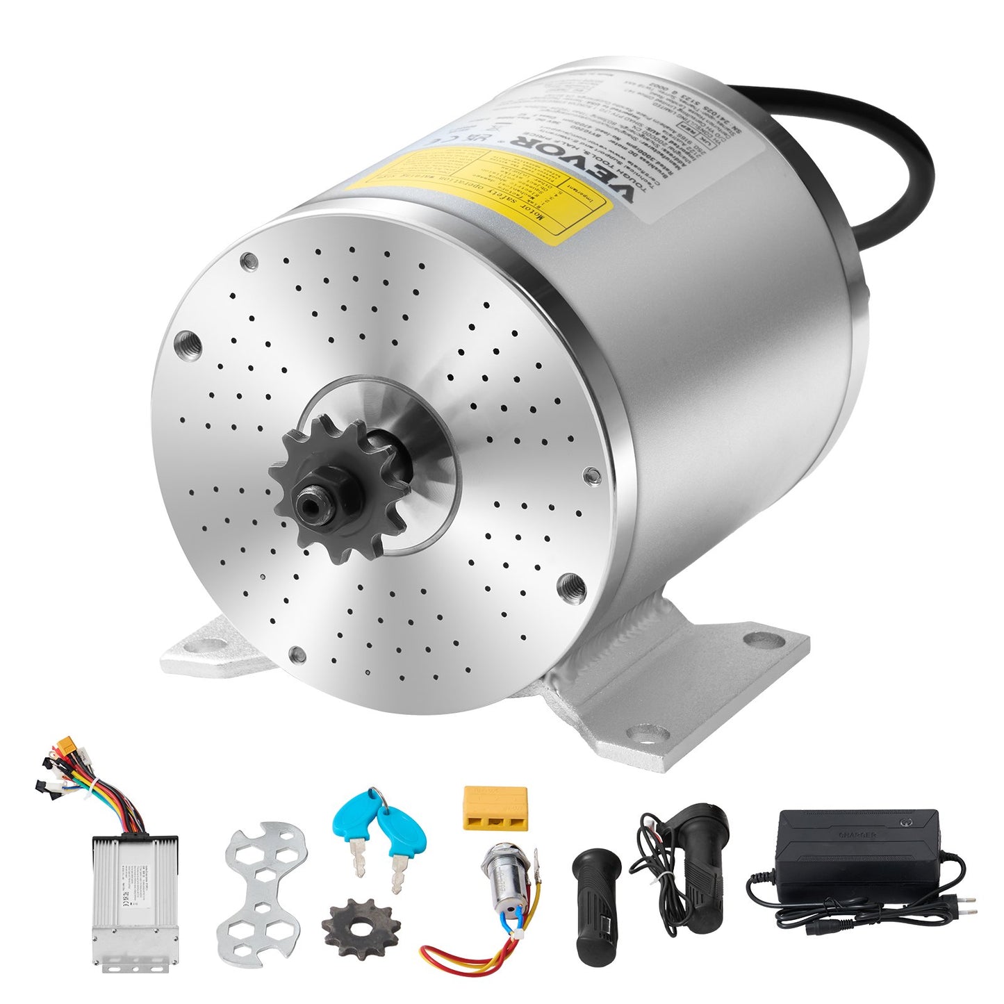 500 W elektrischer bürstenloser Gleichstrommotor-Bausatz, 36 V, 3000 U/min, mit verbessertem Controller