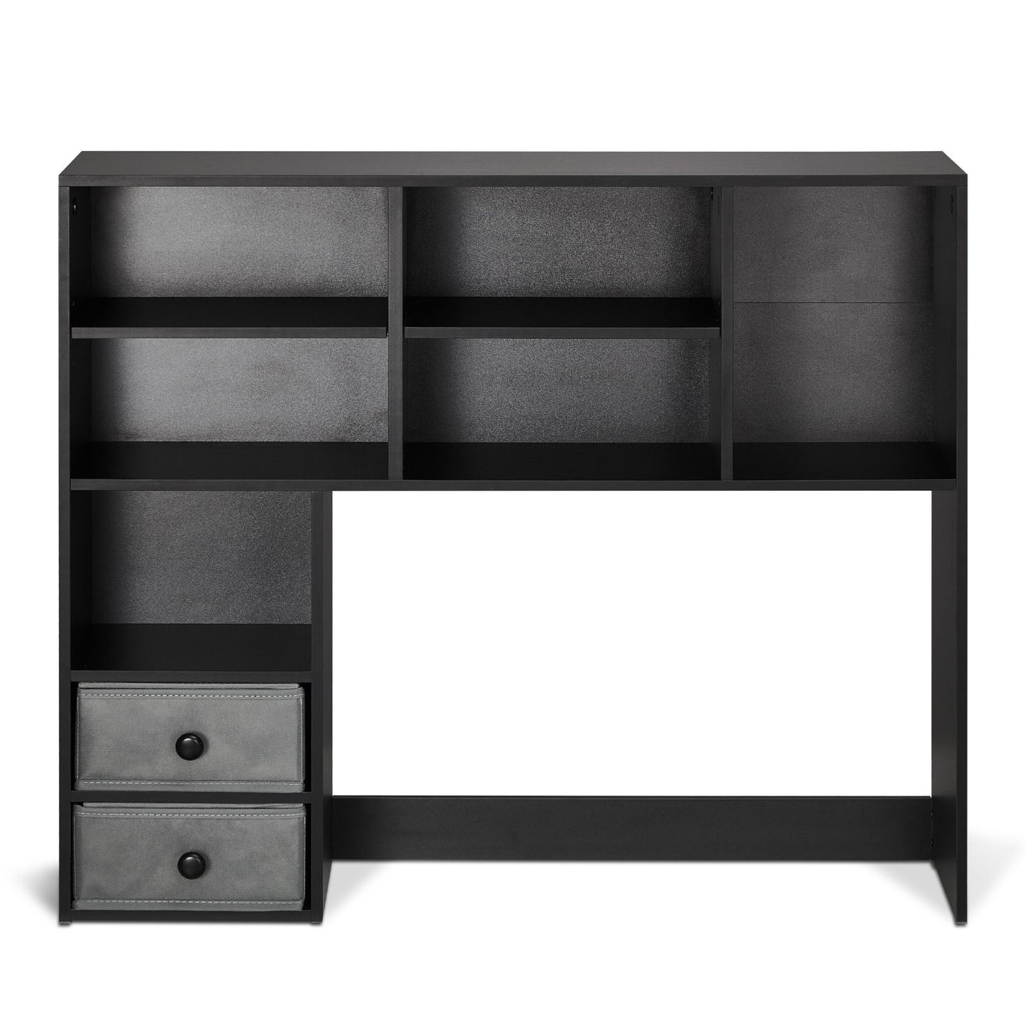 Desktop Bokhylla Svart Desktop Storage Organizer 3-nivå för kontor och hem