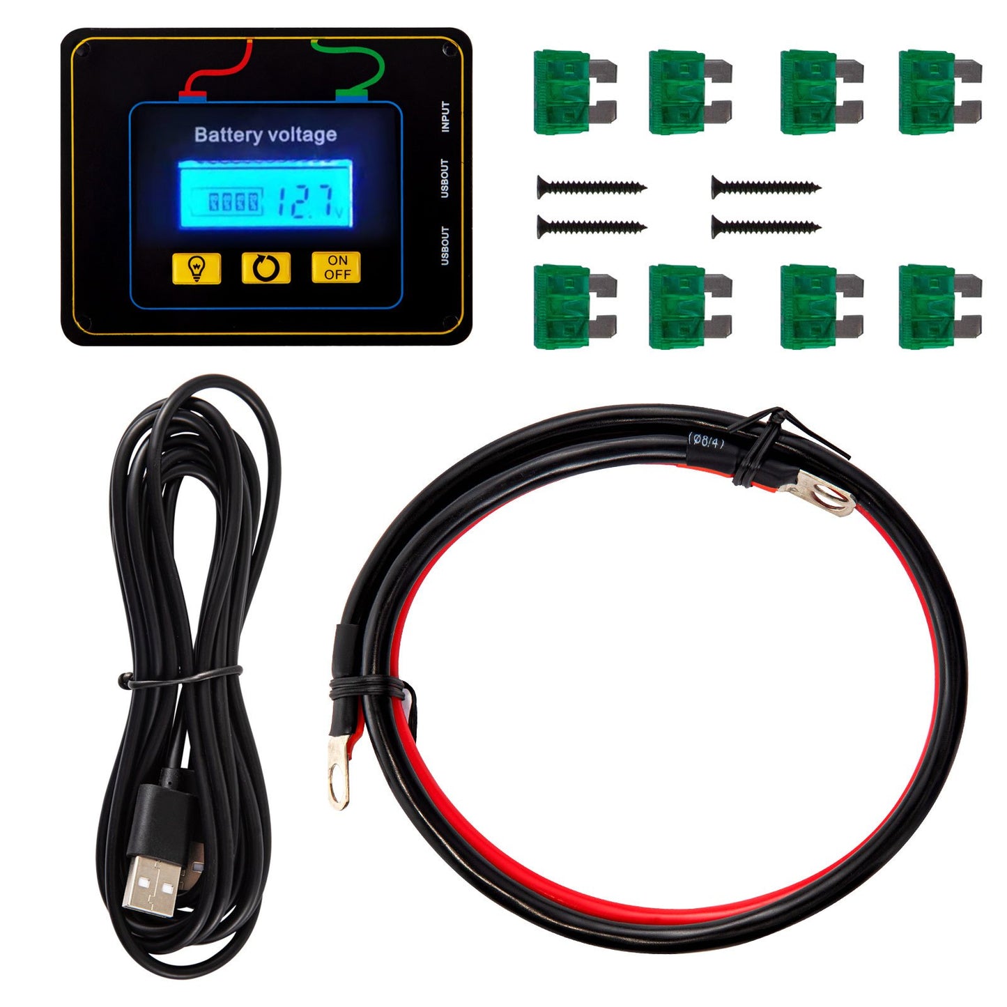 Power Inverter Modifierad Sine Wave Inverter 2000W DC 12V till AC 120V m/LCD