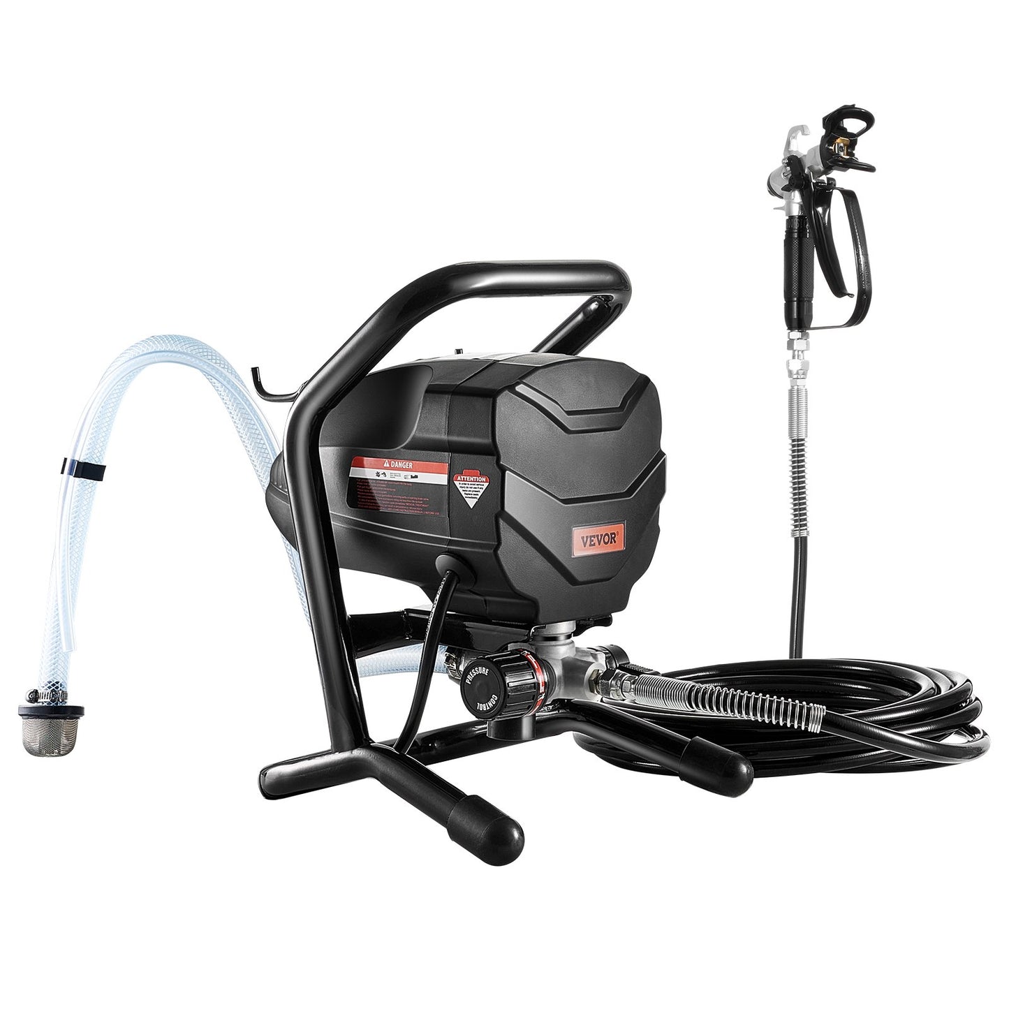 Stativ högtrycksspruta Elektrisk färgsprutmaskin 650W 3000PSI