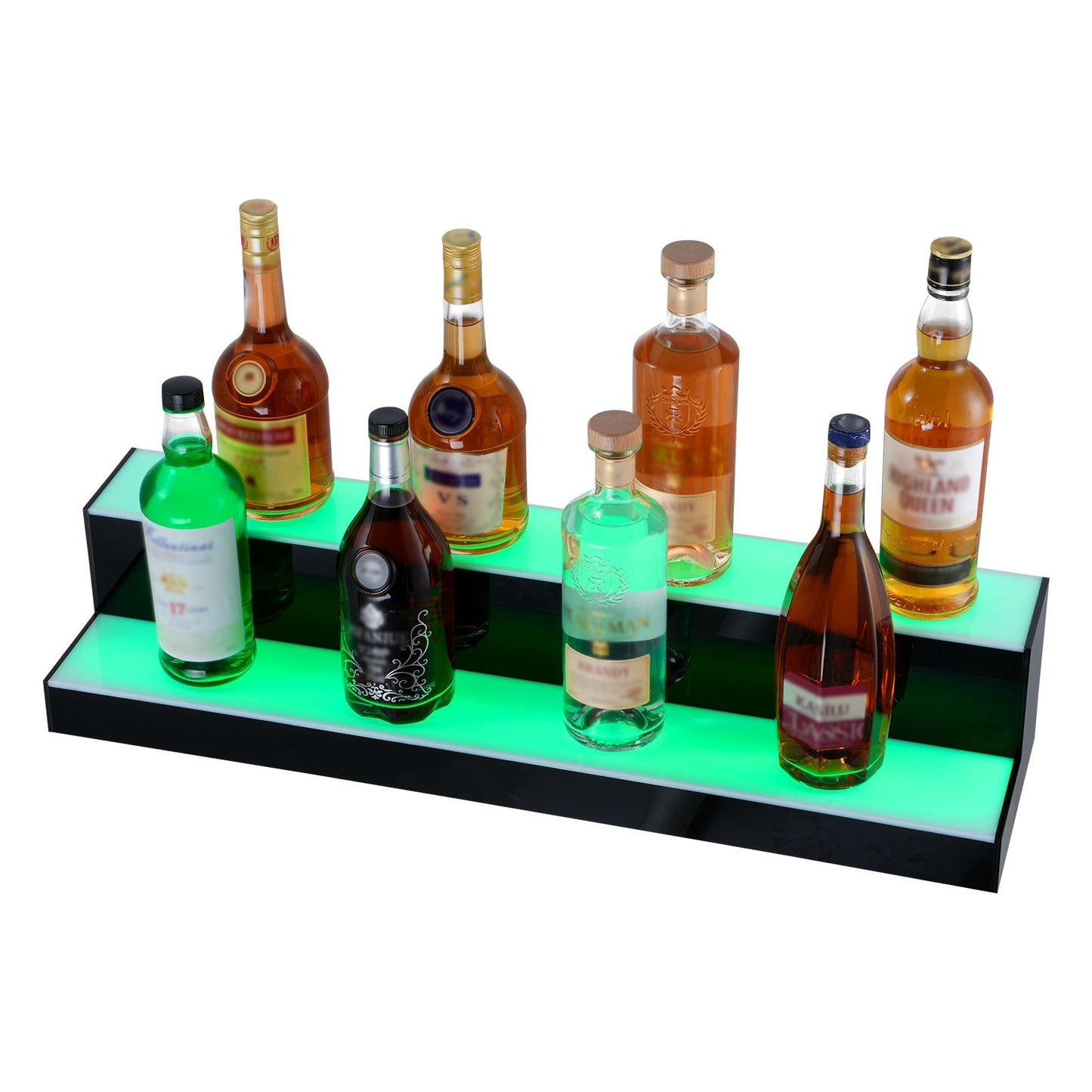 LED-upplyst spritflaska Display Bar Hylla RF & App Control 30" 2-Step