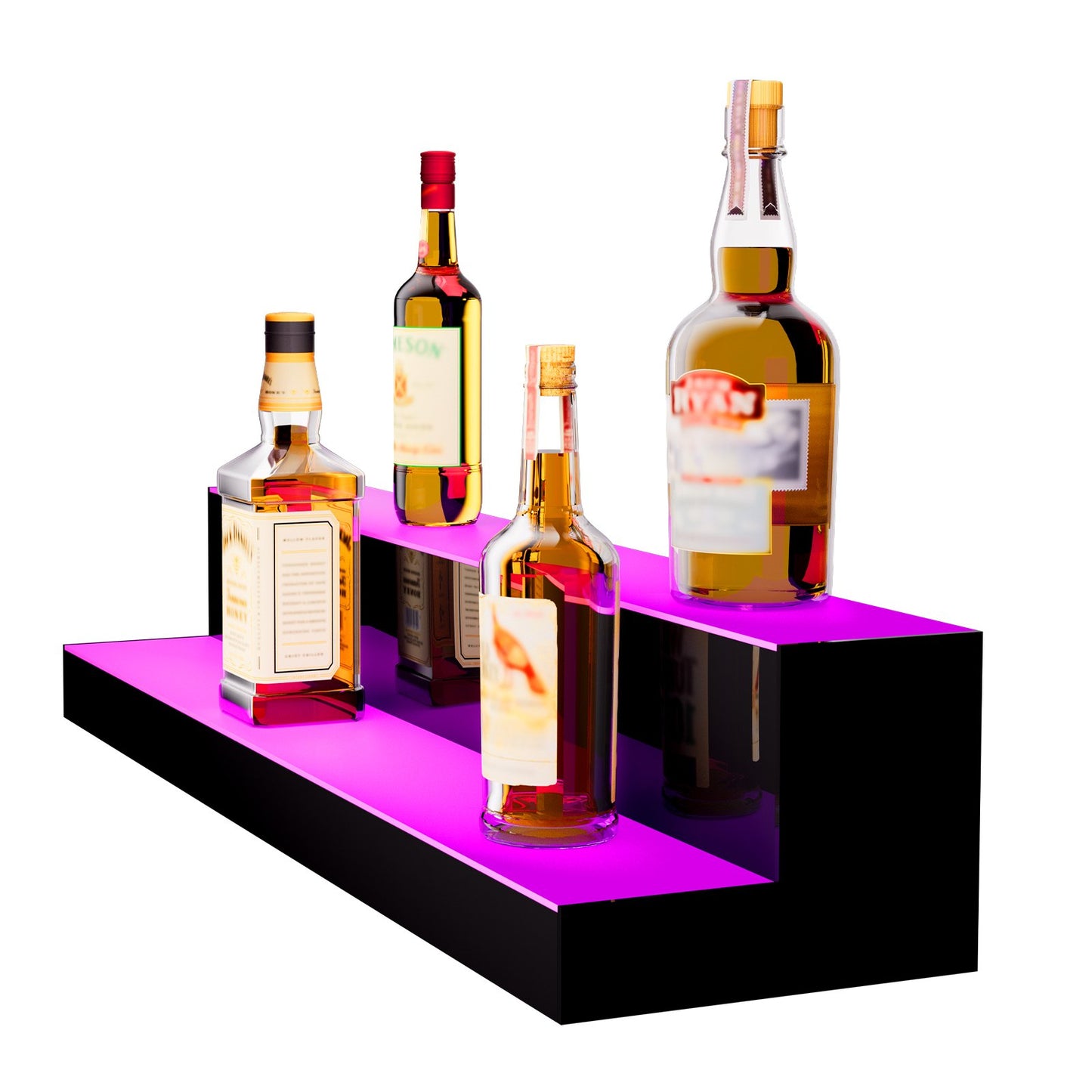 LED-upplyst spritflaska Display Bar Hylla RF & App Control 30" 2-Step