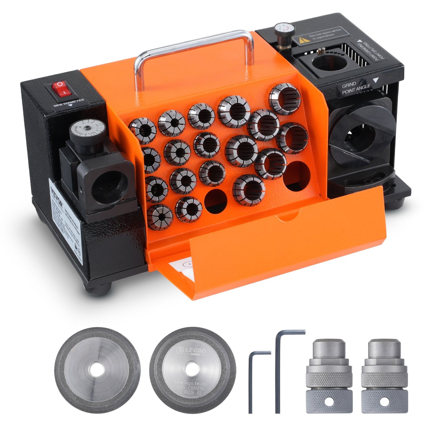 MR-20G Drill grinder 3-20 mm Grinding grinder & 18 collets