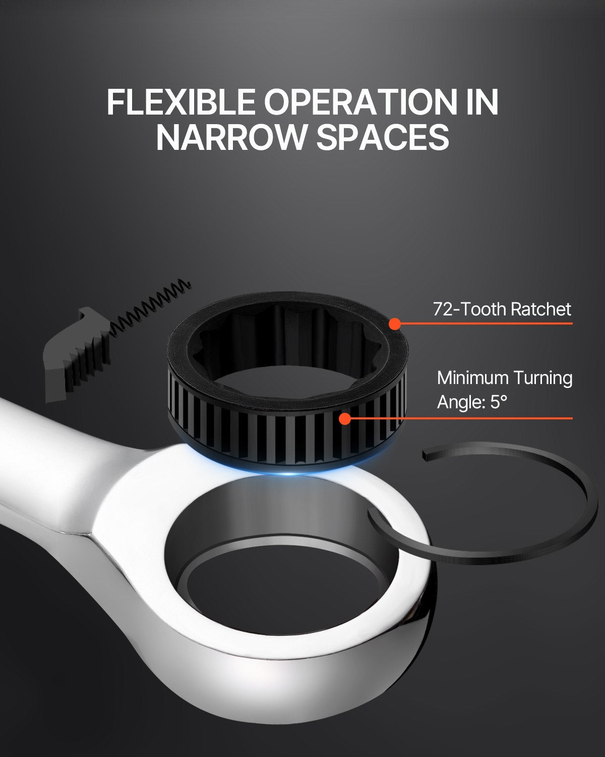 Kombinationsnyckelsats 30 ST SAE 1/4" till 1", metriskt 8-24 mm organiseringsställ