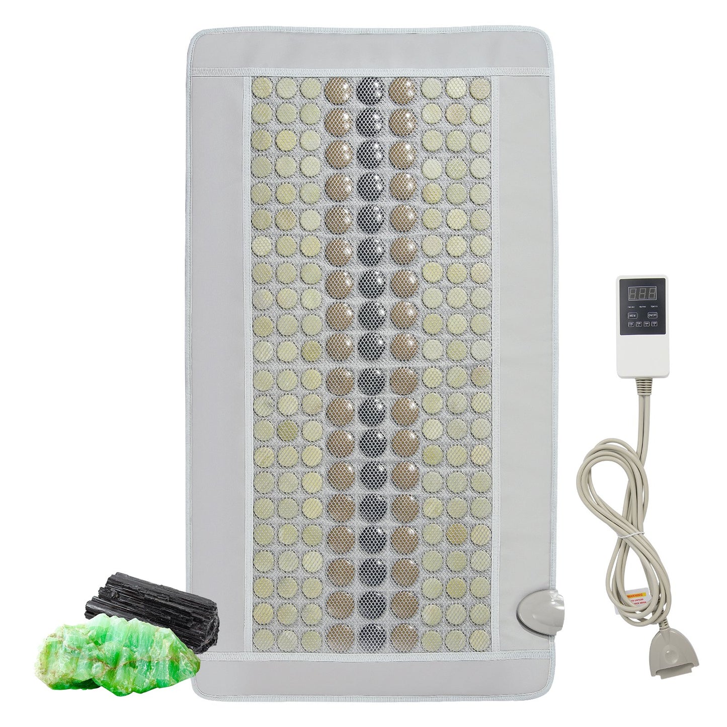 Far Infrared Heating Pad 132 Natural Jade 54 Tourmaline Stone Värmedyna