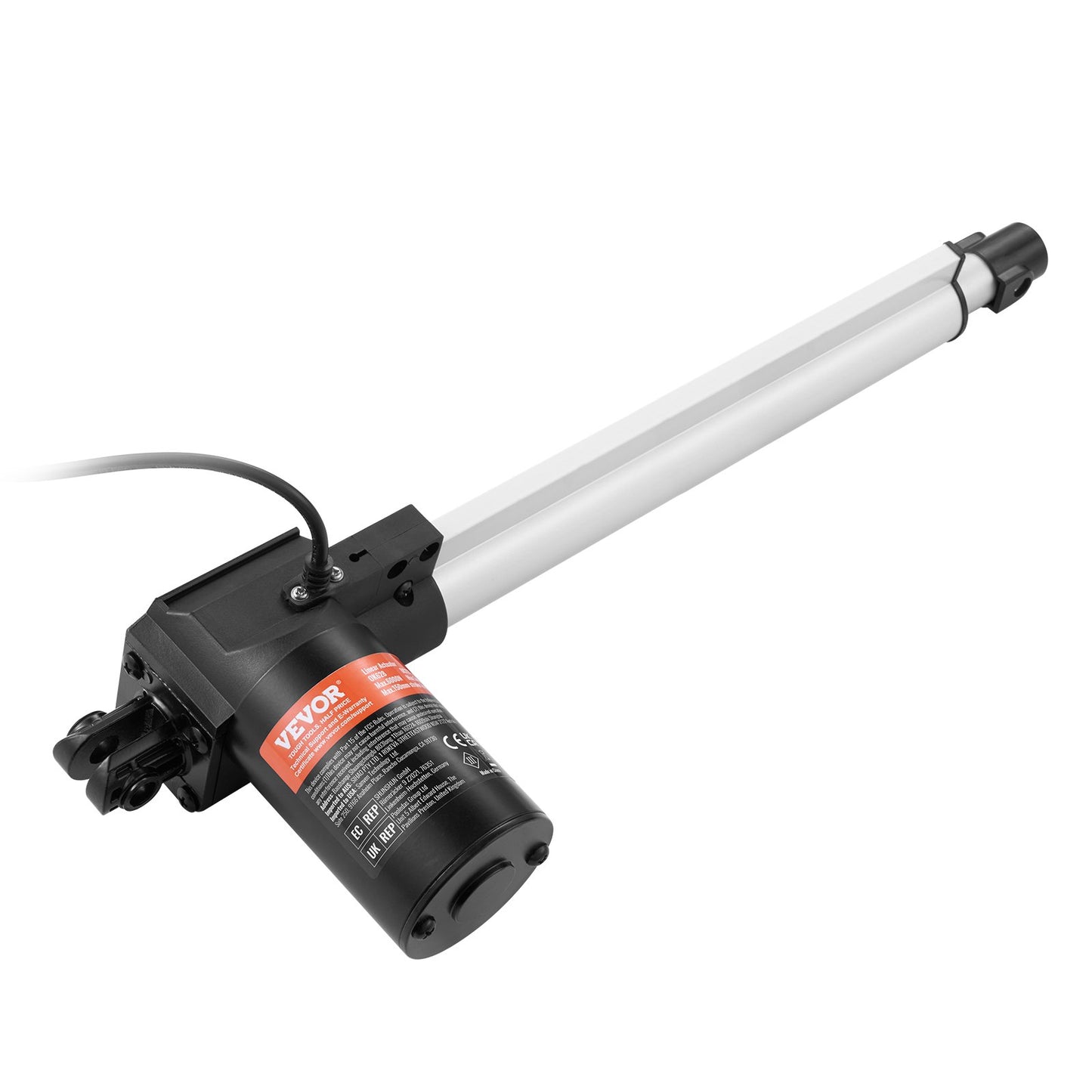 Linjärt ställdon 12V 12In Heavy Duty 1320lbs/6000N 0,19"/s IP44-skydd