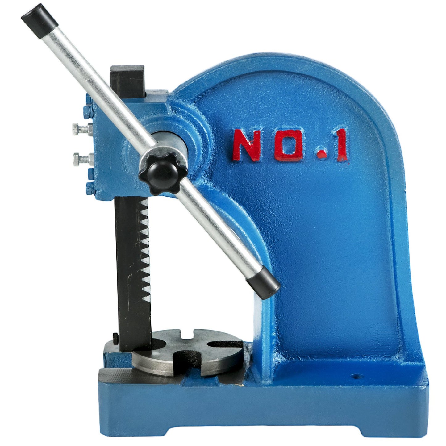 Arbor Press 1 Ton Manuell Desktop Arbor Press 4-5/8 tum Maximal höjd Heavy Duty Arbor Press Gjutjärn Material för nitning stansning hål