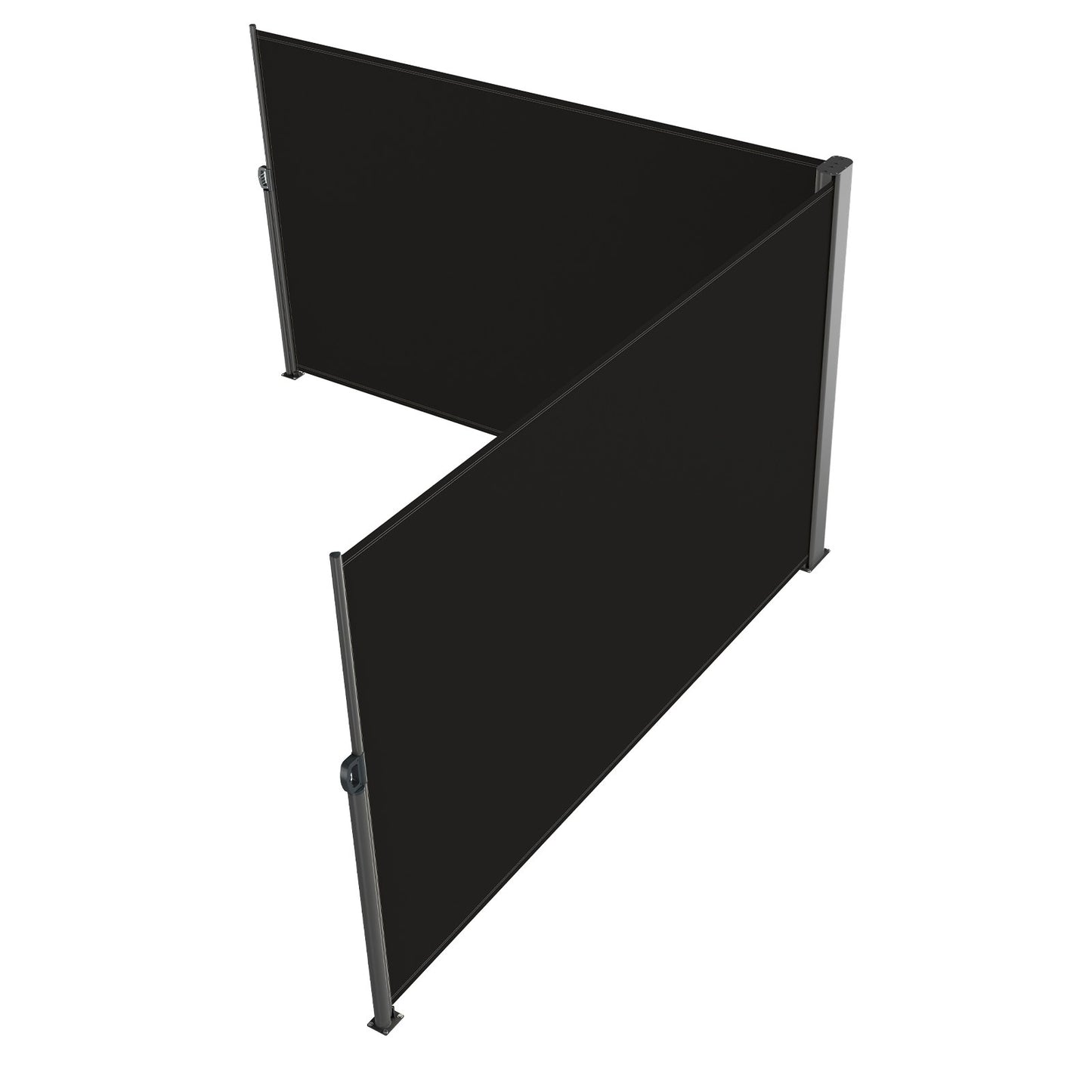 Black Retractable Patio Screen 236 inches in length Office Divider 71 inches in height Retractable Screen Partition Outdoor Retractable Gate Retractable Fence Outdoor Screens for Patio Privacy