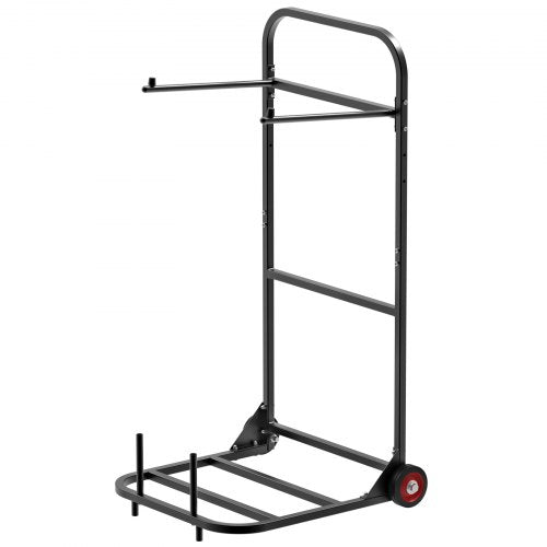 Hopfällbar stolsvagn för 10 stolar med 100 kg push-style stolsvagn | EU