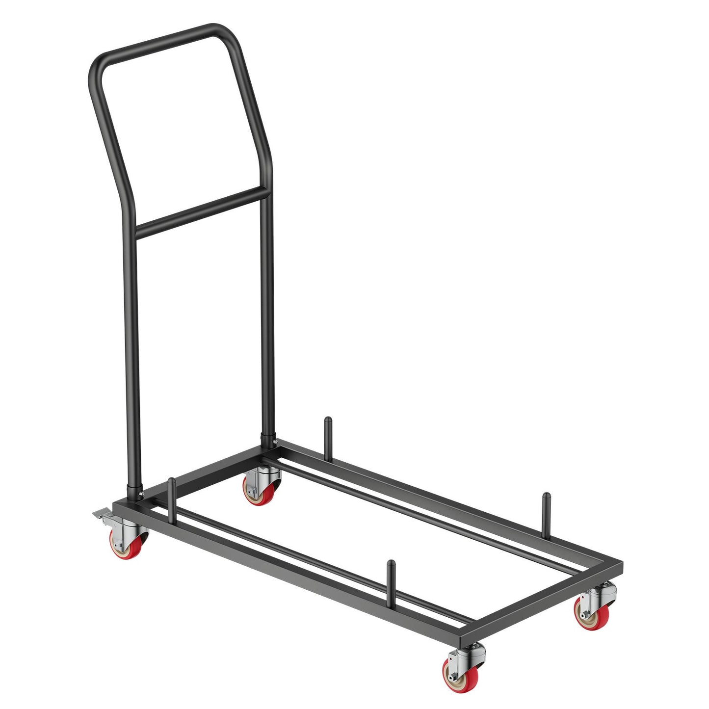 Folding Chair Rack Cart för 25 stolar på 300 LBS L-form horisontell