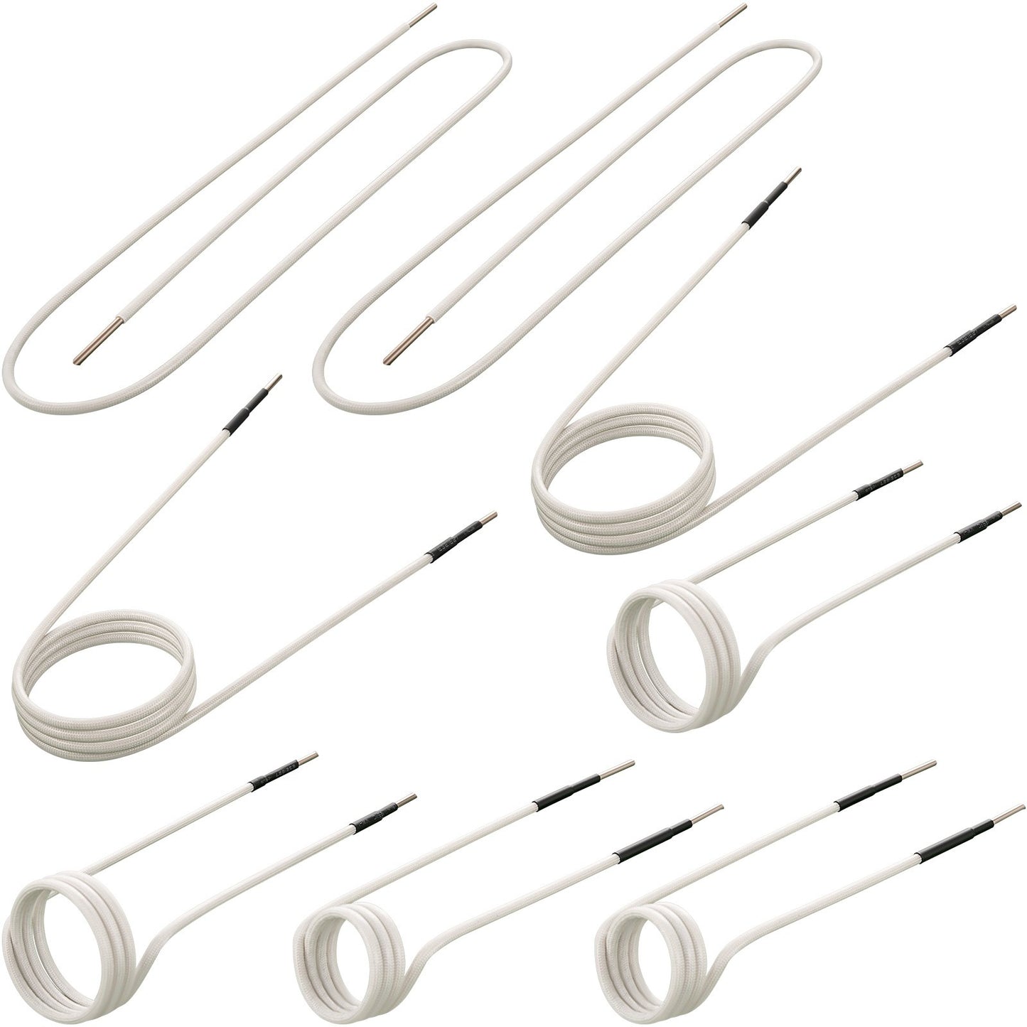 Induction Heater Induction Coil Kit, Magnetic Mini Induction Heater Kit, Flameless Heating Accessories 8pcs, Heat Resistant Induction Heater Tool with Flexibility to Remove Rusty Bolts and Nuts