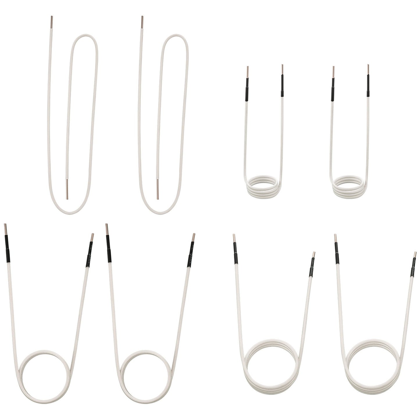 Induction Heater Induction Coil Kit, Magnetic Mini Induction Heater Kit, Flameless Heating Accessories 8pcs, Heat Resistant Induction Heater Tool with Flexibility to Remove Rusty Bolts and Nuts