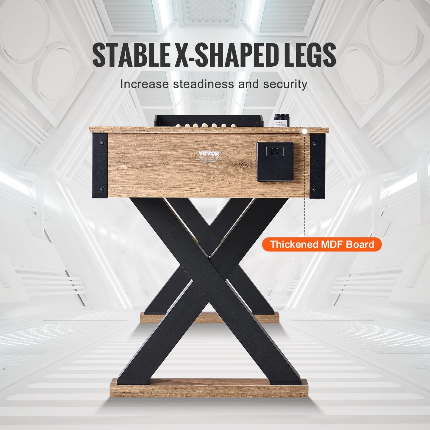9 fot Shuffleboard Bord 2 i 1 Shuffleboard och Bowling Combo Game Set