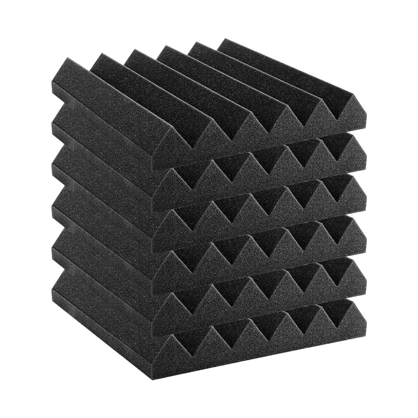 Akustiska skumpaneler 24-pack 12 x 12 x 2 i lim för väggtak