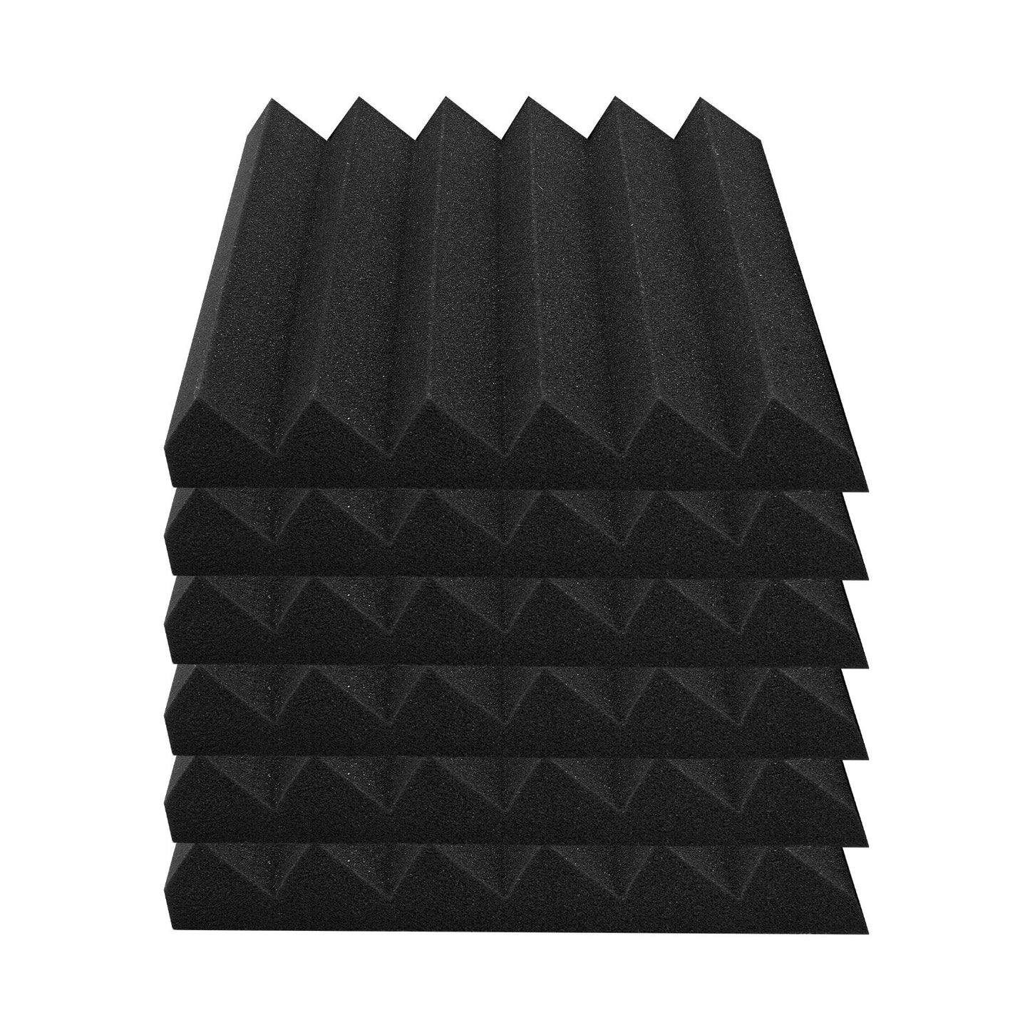 Akustiska skumpaneler 24-pack 12 x 12 x 2 i lim för väggtak