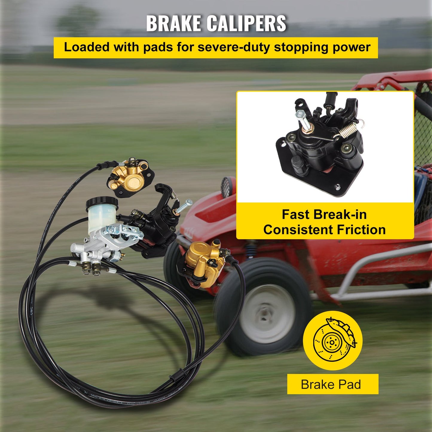 Komplett Go-Kart Brake Master Cylinder Kit KD150BRKIT Go Kart