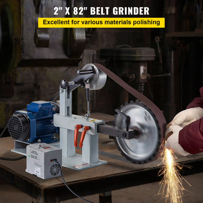 Benchtop &amp; Belt Sander Benchtop Sander 1.5KW with Ph 427 X 12" Wheel Adjustable Sanding Belt, Central Machine Belt and Disc Sander 0-2800 rpm Combination Sanders