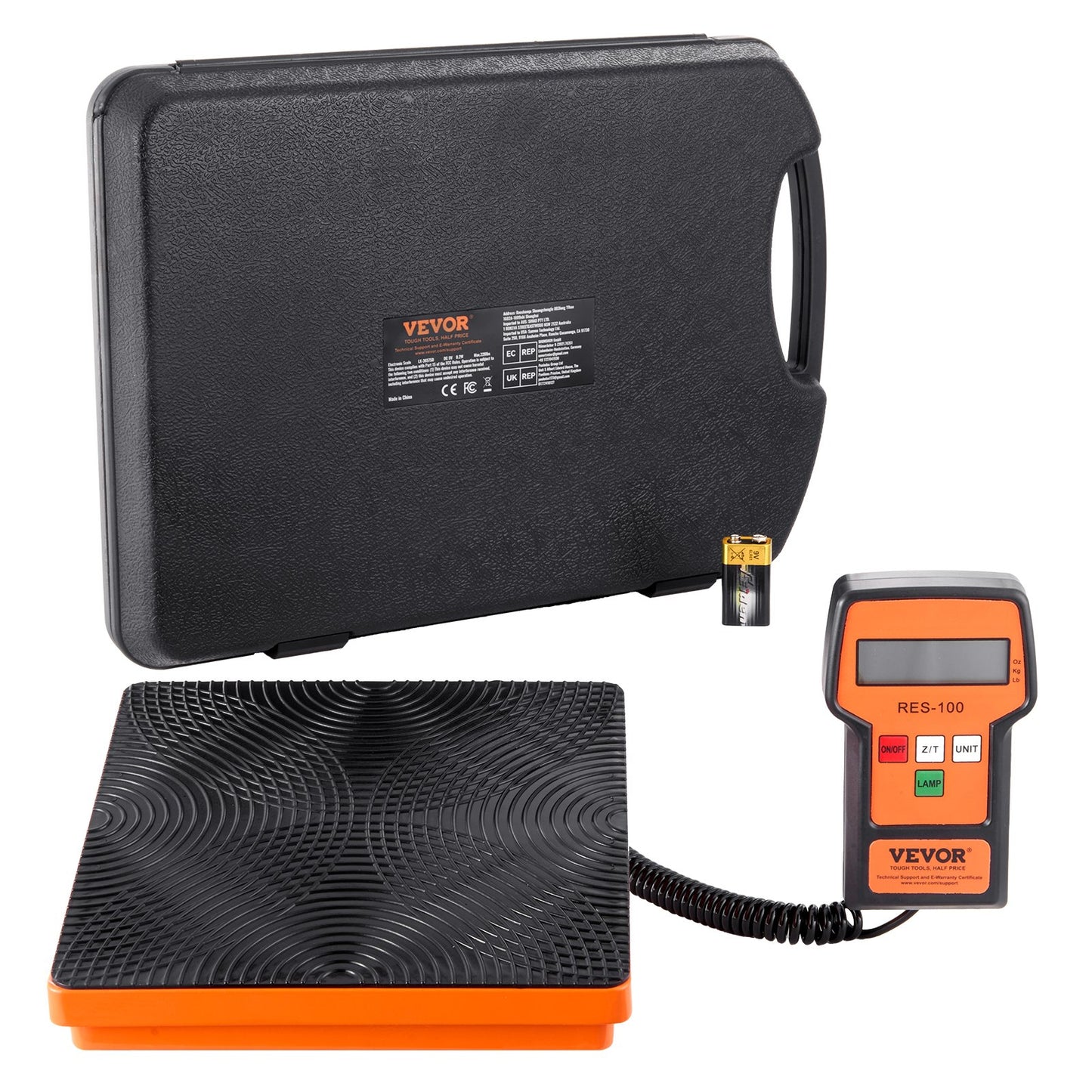 Electronic Digital Refrigerant Charging Freon Viktvåg 110LB för HVAC