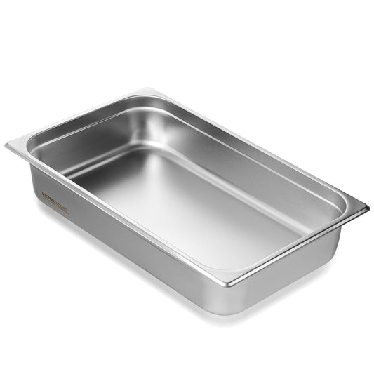 Full Size Hotel Pan Steam Bord Pan Rostfritt stål 4" Djup