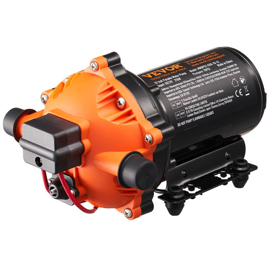 12V membranpump 5GPM 18,93 L/min 5-kammar vattenpump tryckbrytare