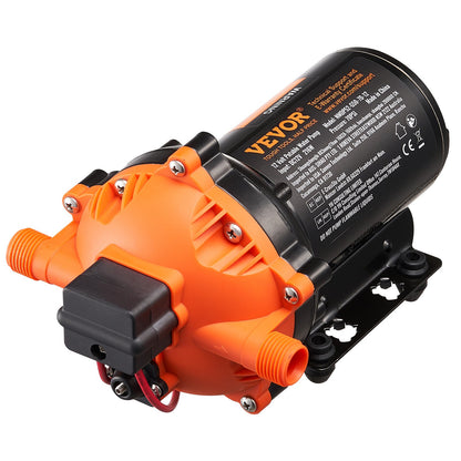 12V membranpump 5GPM 18,93 L/min 5-kammar vattenpump tryckbrytare
