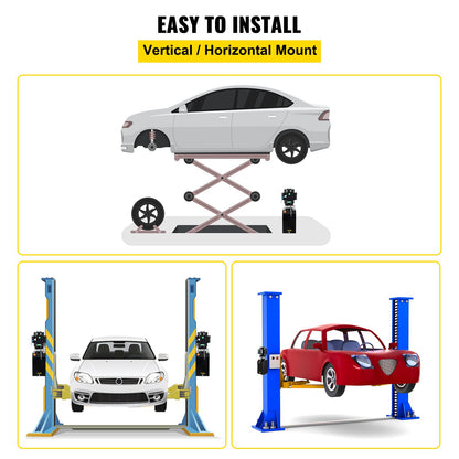 14L Car Lift Hydraulic Power Unit 60hz 1HP Hydraulic Pump Car Repair Hydraulic Metal Reservoir for Hydraulic Pump Power Unit Tractor Vehicle Car Lift