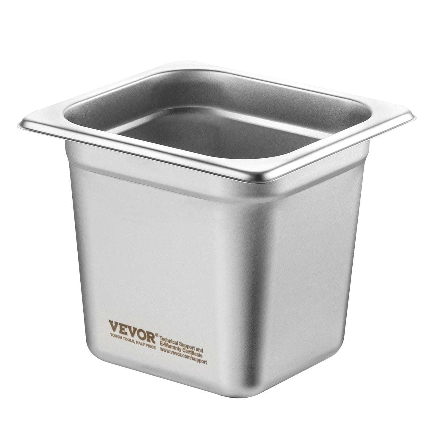 6-pack 1/6 size Hotel boilers Steam table boiler stainless steel 6" deep