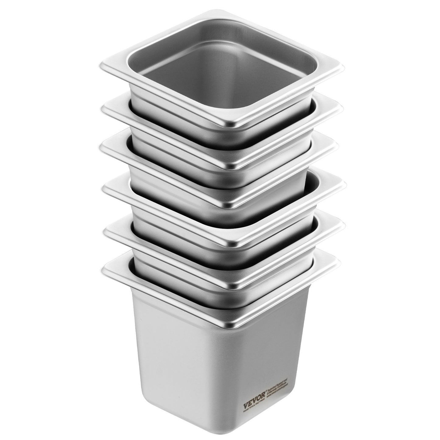 6-pack 1/6 size Hotel boilers Steam table boiler stainless steel 6" deep
