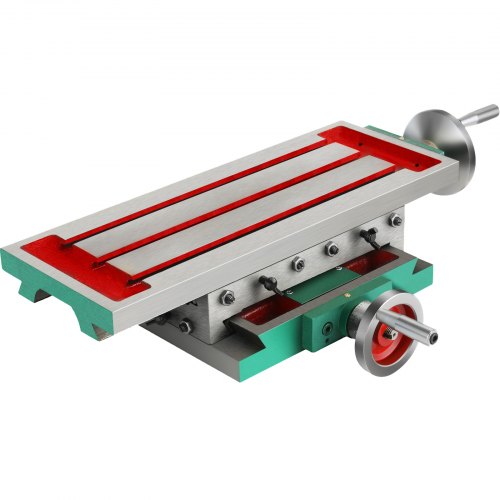 Milling Table 17.7×6.7Inch Compound Slide Milling Table 30KG Multifunction Worktable Cross Milling Machine Compound 2 Axis 4 Ways for All Drill Stands Bench Drilling Milling Machine | EU