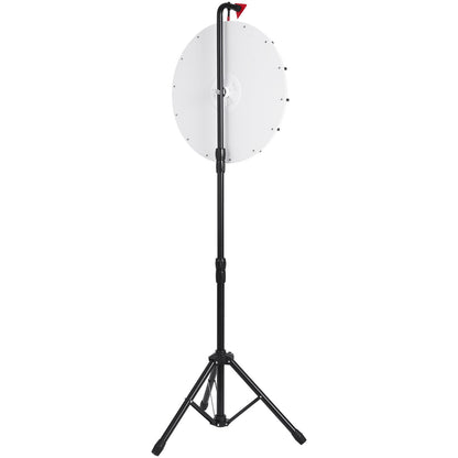 18” Prishjul Stativ Golvstativ Färg Prishjul Fortune Spinner 14 platser Dry Ease Tradeshow Fortune Spinning Game (18 tum)