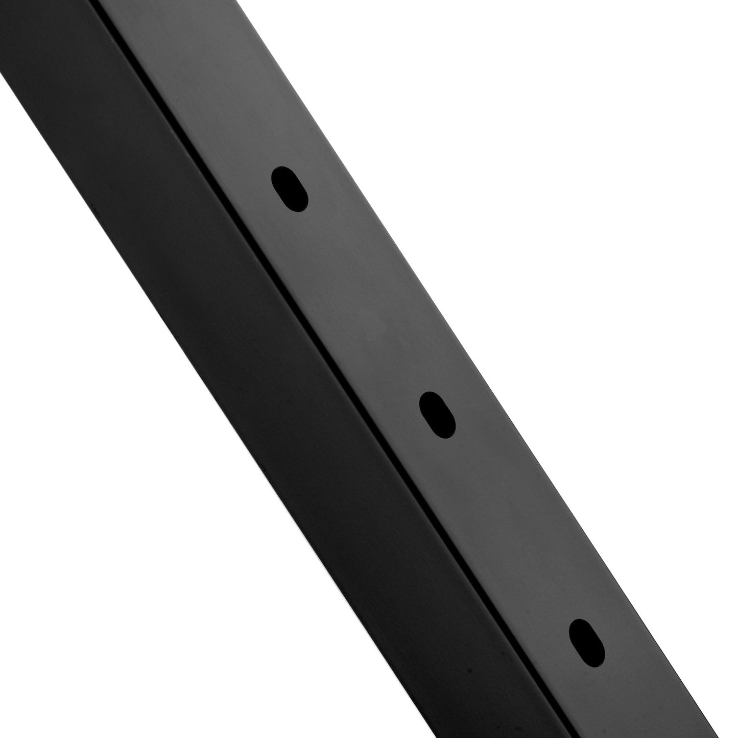 Cable Railing Post 42x2x2in 30° Angled Hole Stair Railing Post Black 1pc